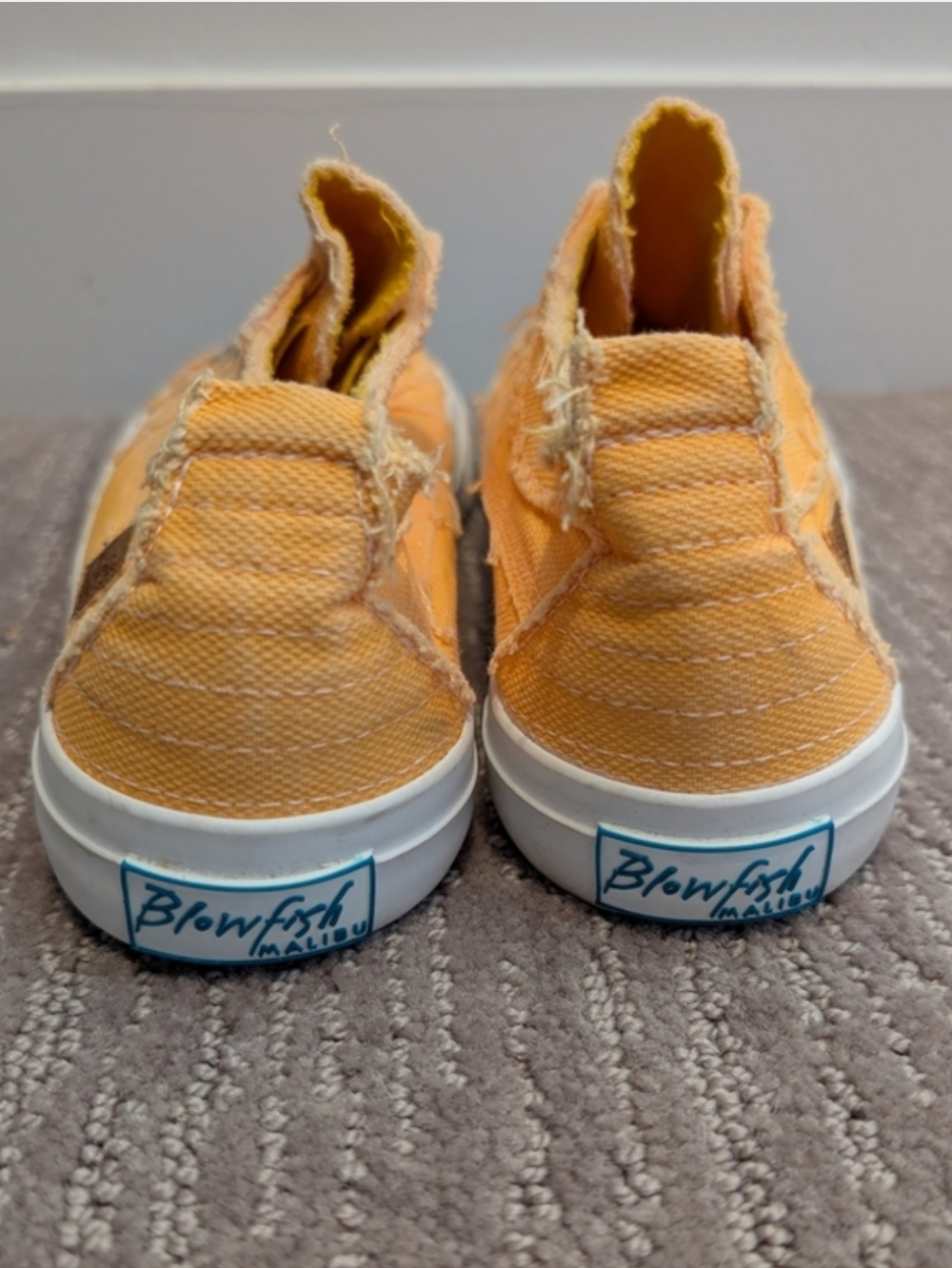 Orange-ish Yellow Blowfish Malibu Shoes - Picture 3 of 10